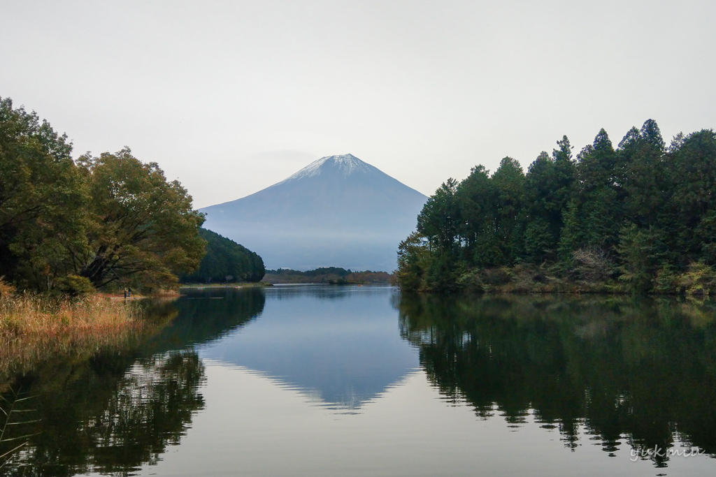 田貫湖でお風呂と逆さ富士